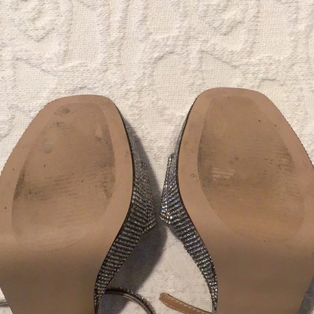 Steve Madden rhinestone platform shoes size 8 - Picture 6 of 7
